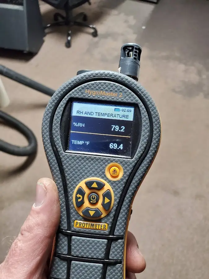 Moisture meter humidity assessment for Fire & Smoke Damage Restoration in Groton